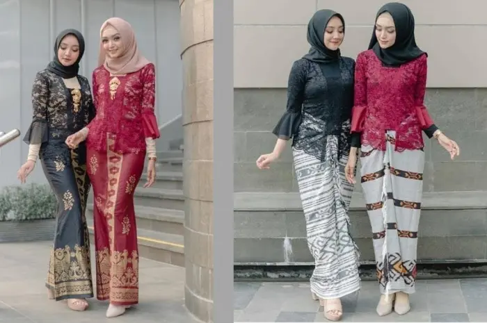 Latest Elegant and Modern Kutu Hijab Kebaya Models for a Charming Look